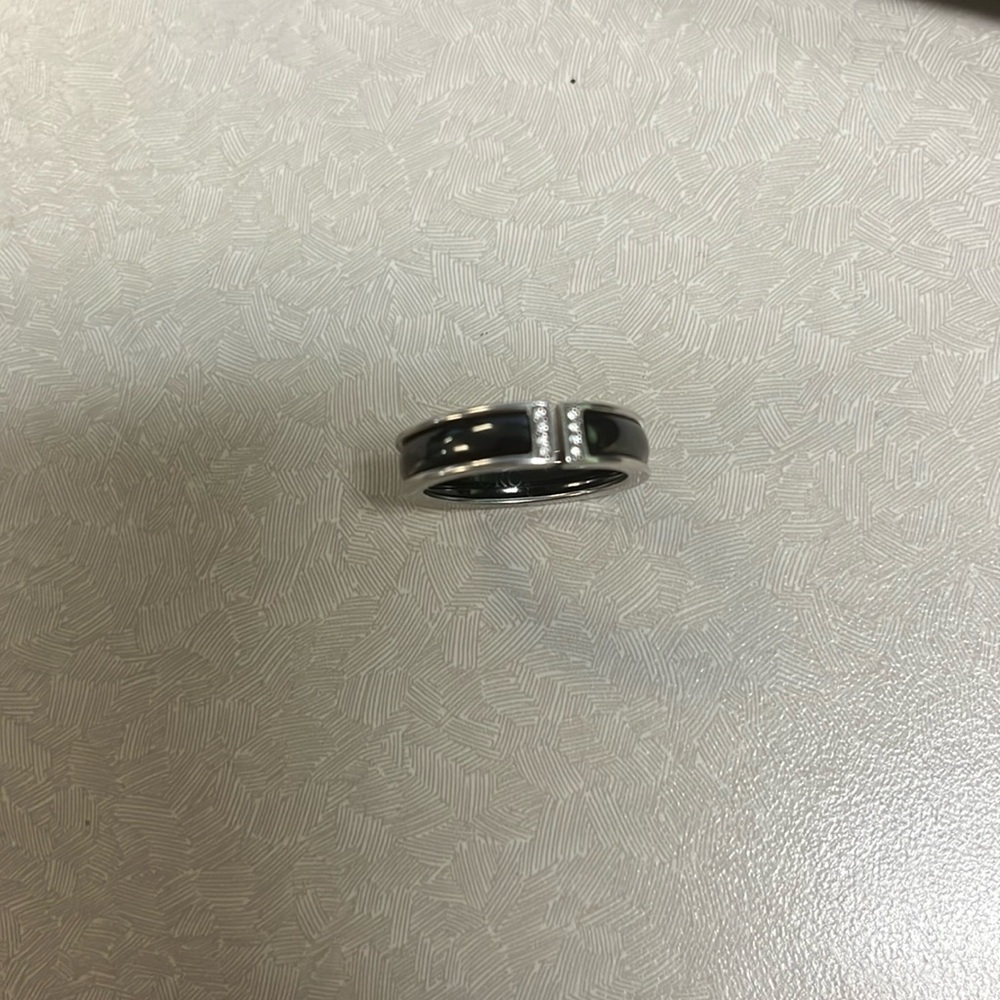 Italian ceramics 925 Silver ring - Picture 2 of 4